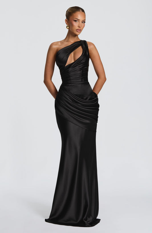 Vestido largo  - Negro