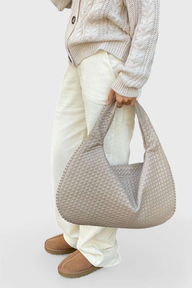 Bolso de Hombro Tejido Tilly