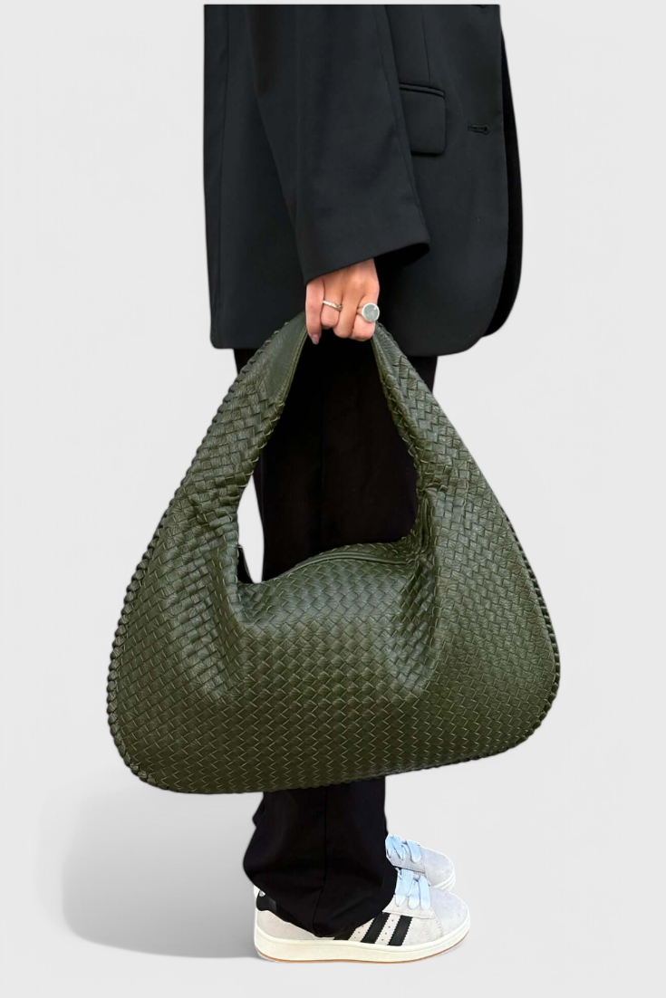 Bolso de Hombro Tejido Tilly