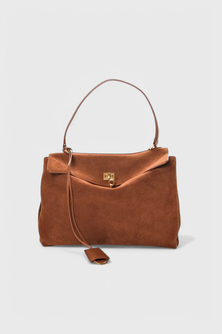 Bolso de Hombro Henna Suede