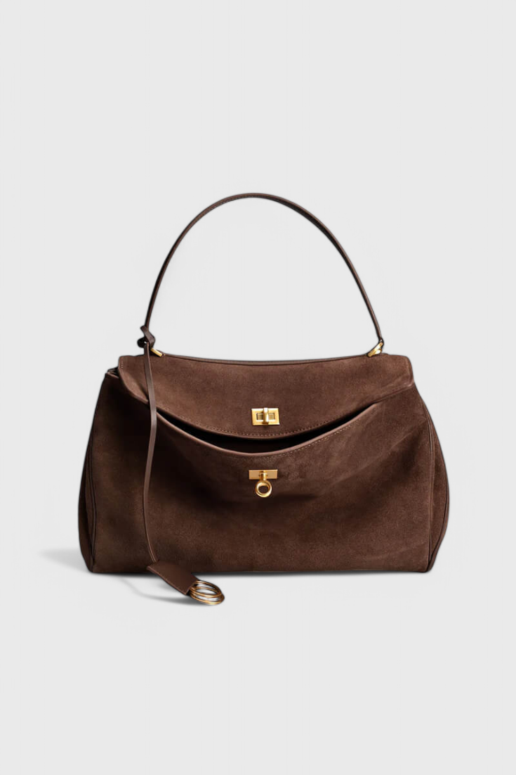 Bolso de Hombro Henna Suede