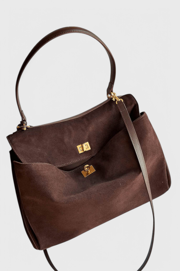 Bolso de Hombro Henna Suede