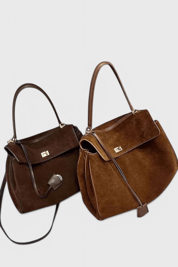 Bolso de Hombro Henna Suede