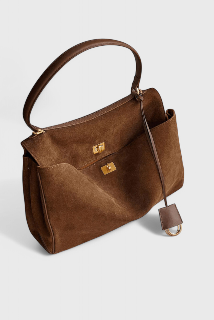 Bolso de Hombro Henna Suede